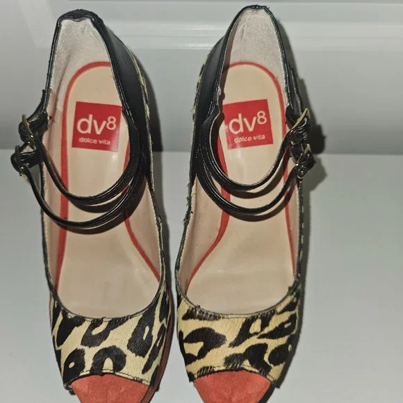 Dolce Vita 8 Platform Peep Toe High Heel Shoe - Picture 5 of 10